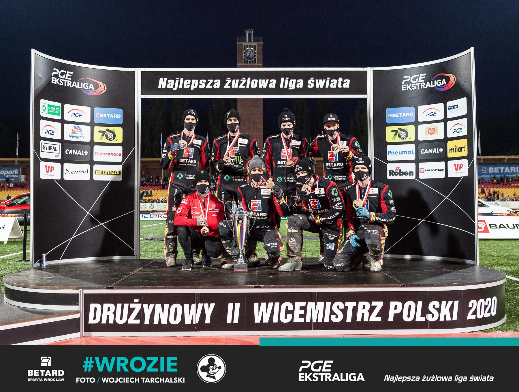 PGE Ekstraliga 2020: Dekoracja BETARD Sparty Wrocław (zdjęcia)